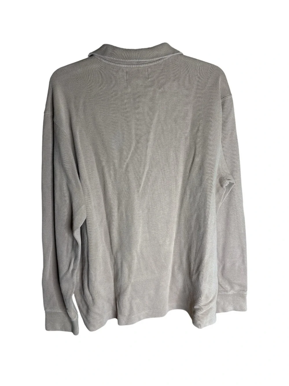 Polo Ralph Lauren Men’s Quarter Zip Pullover Sweater Tan Large
